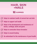 Nature's Bounty Hair Skin & Nails Gummies Value Size 165 Caps