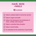 Nature's Bounty Hair Skin & Nails Gummies Value Size 165 Caps