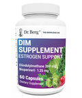 Dr. Berg's Estrogen Balance with DIM Diindolylmethane - Natural Estrogen Supplements for Women & Men - DIM Supplement with BioPerine - Hormonal Acne Treatment