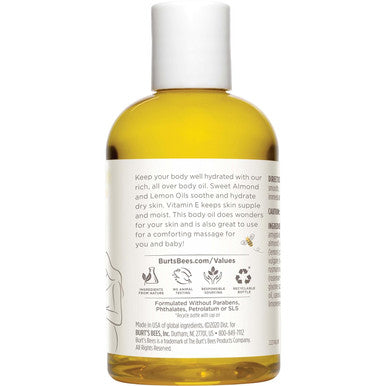 Burt's Bees Mama Bee Nourishing Body Oil with Vitamin E 4 oz