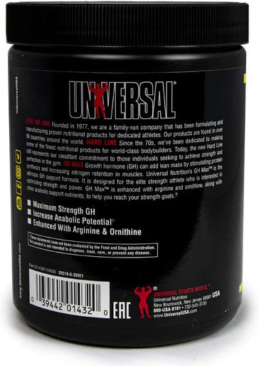 Universal Nutrition Classic Series Gh Max Superior Gh Optimization,180 Tablets