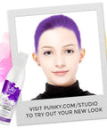 Punky Colour Purpledacious 3in1 Color Depositing Hair Cleanser Conditioner with Shea Butter and Pro Vitamin B that helps Nourish and Strengthen Hair 8.5 fl oz.