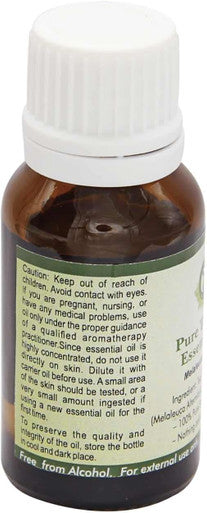 Tea Tree Essential Oil | Melaleuca Alternifolia | Tea Tree Oil | For Acne Treatment | Melaleuca Tea Tree Oil | 100% Pure Natural | Steam Distilled | Therapeutic Grade | 15ml | 0.507oz By R V Essential