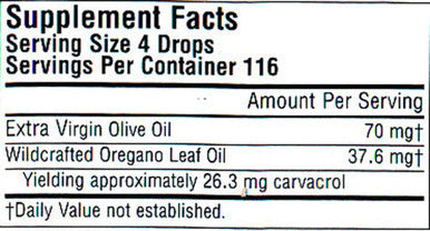 Planetary Herbals Oil of Oregano Herbal Supplement, 5 Fluid Ounce