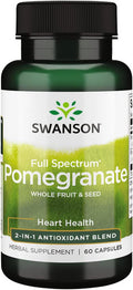 Swanson Full Spectrum Pomegranate Whole Fruit & Seed 60 Capsules
