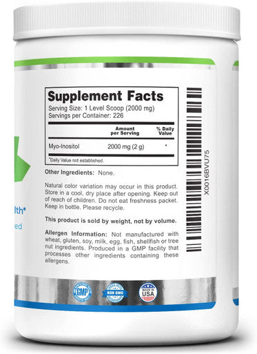 Zazzee Myo-Inositol Powder and Extra Strength Prenatal DHA