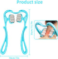 Neck Massage Roller, Neck Massager, Neck And Shoulder Hand Massager With 6 Ball Massage Points, Neck Pain Relief Massager For Deep Tissues Of Neck, Back, Shoulders, Waist And Legs.