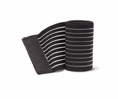 Curad Figure-8 Elastic Ankle Wrap Black Universal Size 7.5" to 11" Black Not Made from Natural Rubber Latex