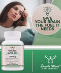 Magnesium LThreonate Magtein and Alpha GPC Bundle Two Essential Nutrients Choline and Magnesium for Cognitive Function Support
