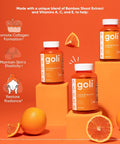 Goli Nutritional Supplement Superfruits Beauty Gummy Vitamin - 60 Count - Collagen-Promoting Ingredients - Mixed Fruit Vegan Plant-Based Non-Gmo Gluten- & Gelatin