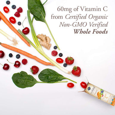 Garden of Life Organics Vitamin C Spray For Kids And Adults - Orange Tangerine Vitamin C Supplement Antioxidant For Immune Support And Skin Health 2 Fl Oz Liquid Drops