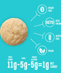 Lakanto Sugar Cookie Mix - Monk Fruit Sweetener 1g Net Carb Gluten Dairy Keto Diet Friendly Delicious Snack Almond Flour Baking Mix (12 Servings)