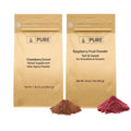 PURE ORIGINAL INGREDIENTS Chasteberry Extract And Raspberry Fruit Powder Bundle, 1 Lb Each, Gluten-Free, Non-Gmo