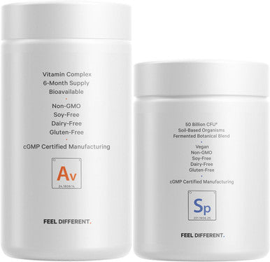 Codeage Daily ADK Vitamin & Probiotic Bundle Vitamin A Retinyl Palmitate Vitamin D3 Cholecalciferol Vitamin K 50 Billion CFU SBO Probiotic Blend Non-GMO