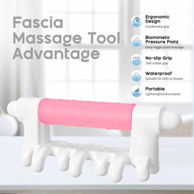 Sinops Facial Blaster Tool For Cellulite,Fascia Massage Tool,Full Body Trigger Point Massage Tool For Deep Tissue Muscle Pain Relief Myofascial Release Tool Relax Gifts For Women & Men (Pink)