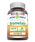 Amazing Formulas Bromelain Supplement | 2000 Mg Per Serving | 120 Tablets | Non-Gmo | Gluten Free | Made In Usa