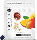 Barker Wellness Magnesium Relax Gummies Advanced Stress and Muscle Tension Relief Promotes Calm and Relaxation with Reishi Mushroom and Chamomile Vegan SugarFree Tropical Mango 60 Gummies