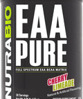Nutrabio EAA Pure 9 Amino Acids Muscle Repair and Recovery 30 Servings Cherry Limeade Pre or Post Workout All Day Recovery