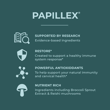Dietary Supplement Tablets By Papillex - All Natural Immune Support - Immunity Defense - Best Immune System Booster - Organic 60 Capsules Bottle (Single Bottle)