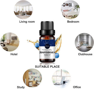 Juniperberry Essential Oil (10ML), 100% Pure Natural Aromatherapy Juniperberry Oil for Diffuse