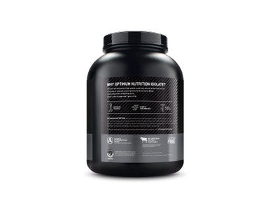 Optimum Nutrition Whey Protein Isolate Whey Isolate Protein Powder Chocolate Protein Powder Chocolate Shake Flavor 5.02 Pound 67 Servings (Packaging May Vary)