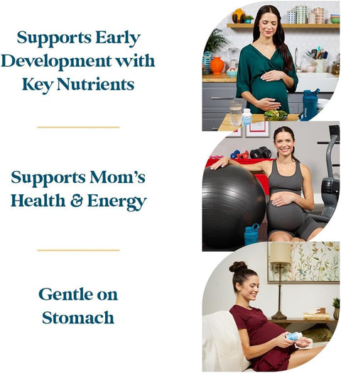 Pattern Wellness Prenatal Complex For Women Prenatal Vitamin With Dha Folate Iron Probiotics & Biotin Support From Preconception To Postpartum - 90 Capsules