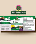Nature'S Answer Licorice Root 90 Capsules - Licorice Root Extract for Digestive Immune and Respiratory Support - Vegetarian Vegan Gluten Kosher Licorice Root Capsules - Supports Skin