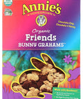 Annie's Organic Friends Bunny Grahams, Chocolate Chip, Chocolate, and Honey Baked Graham Snacks, 11.25 oz