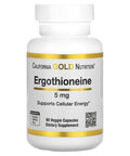 California Gold Nutrition Ergothioneine, 5 Mg, 90 Veggie Capsules
