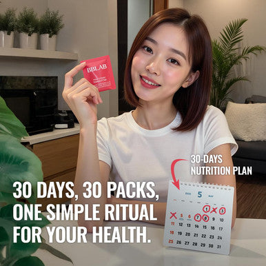 BB LAB 30 Days Miracle Beauty All-in-one Pack Low Molecular Collagen Elastin Glutathione Ceramide Hyaluronic Acid Multivitamins & Minerals Calcium Magnesium Vitamin D