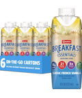 Carnation Breakfast Essentials Ready-to-Drink, Vanilla, 8 FL OZ, 6 pk | Classic French Vanilla