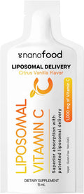 Codeage Liposomal Vitamin C Liquid 1000mg Vitamin C 4000mg Essential Phospholipids Liquid Vitamins Supplement Liposomal Delivery Citrus Bioflavonoids Vitamin E Non-GMO - 32 Pouches