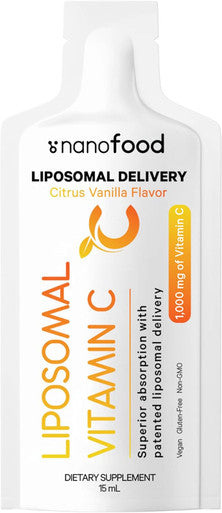 Codeage Liposomal Vitamin C Liquid 1000mg Vitamin C 4000mg Essential Phospholipids Liquid Vitamins Supplement Liposomal Delivery Citrus Bioflavonoids Vitamin E Non-GMO - 32 Pouches