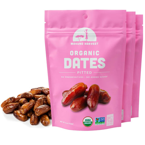 Mavuno Harvest Organic Dried Fruit Variety Pack | Dried Mango, Papaya, Pineapple, Banana, Jackfruit, & Tropical Mix | Healthy, Vegan, No Sugar Added, Non GMO Snacks for Kids & Adults | 2 Ounce, 6 Pack