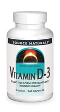 Source s Vitamin D-3 5000 iu Supports Bone & Immune Health - 240 Capsules
