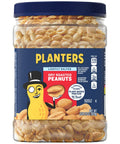PLANTERS Peanuts, Lightly Salted Peanuts, Dry Roasted, Snacks for Adults, (6 ct Pack, 2.2 lb Containers)