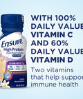 Ensure High Protein Vanilla Nutrition Shake With Fiber 8 Fl Oz (Pack Of 24)