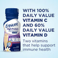 Ensure High Protein Vanilla Nutrition Shake With Fiber 8 Fl Oz (Pack Of 24)