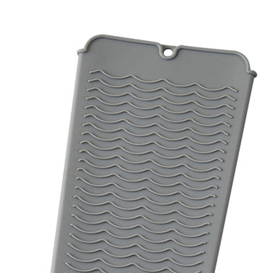 THE STYLE SUTRA Silicone Heat Resistant Mat Pouch for Curling Iron Hair Straightener Barber Gray| Hair Care & Styling | Straightening & Curling Irons
