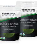 Terrasoul Superfoods Organic Barley Grass Juice Powder 10 Oz - USA Grown | Made From Concentrated Juice | Superior to Barley Grass