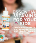 Raise Them Well- Vitamin D and K Drops for Bone and Teeth Health, 365 Servings, 0.36 fl/oz