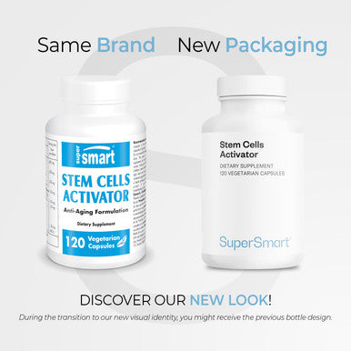 Supersmart Stem Cells Activator Natural Formula Stimultes Stem Cells Fucoidan Extract Boost Immune System Anti Aging Supplement NonGMO Gluten Free 120 Vegetarian Capsules