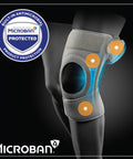 Curad CURIM23333H Performance Series Ironman Knee Support with Side Stabilizers Adjustable Universal