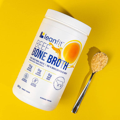 LEANFIT BEEF BONE BROTH Powder 15g Protein 19 Servings 285g Tub