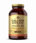 Solgar Calcium Citrate With Vitamin D3-240 Tablets - Non-Gmo Gluten Free Kosher Halal - 60 Servings