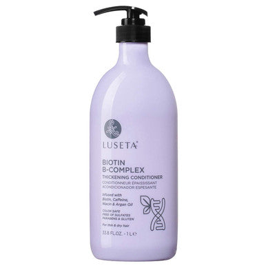 Luseta Biotin BComplex Thickening Conditioner for Hair Growth and Strengthener Hair Loss Treatment for Thinning Hair With Biotin Caffein and Argan Oil for Men Women All Hair Types 33.8oz