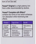 Feosol Bifera HIP and PIC Iron Supplement Complete 30 Caplets Pack of 3