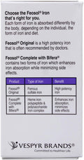 Feosol Bifera HIP and PIC Iron Supplement Complete 30 Caplets Pack of 3