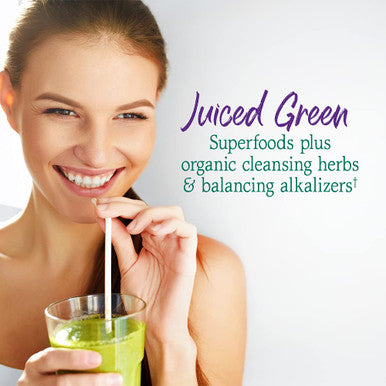 Garden of Life Raw Organic Perfect Food Alkalizer & Detoxifier Juiced Greens Superfood Powder & Raw Organic Perfect Food Green Superfood Juiced Greens Powder - Original Stevia-Free