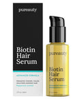 Biotin Hair Growth Serum by Pureauty Naturals - Advanced Topical Formula to Help Grow Healthy, Strong Hair - Suitable For Men & Women Of All Hair Types - Hair Loss Support